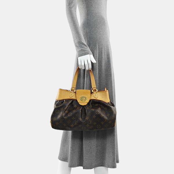 VINTAGE BOETIE PM Monogram Coated Canvas Brown