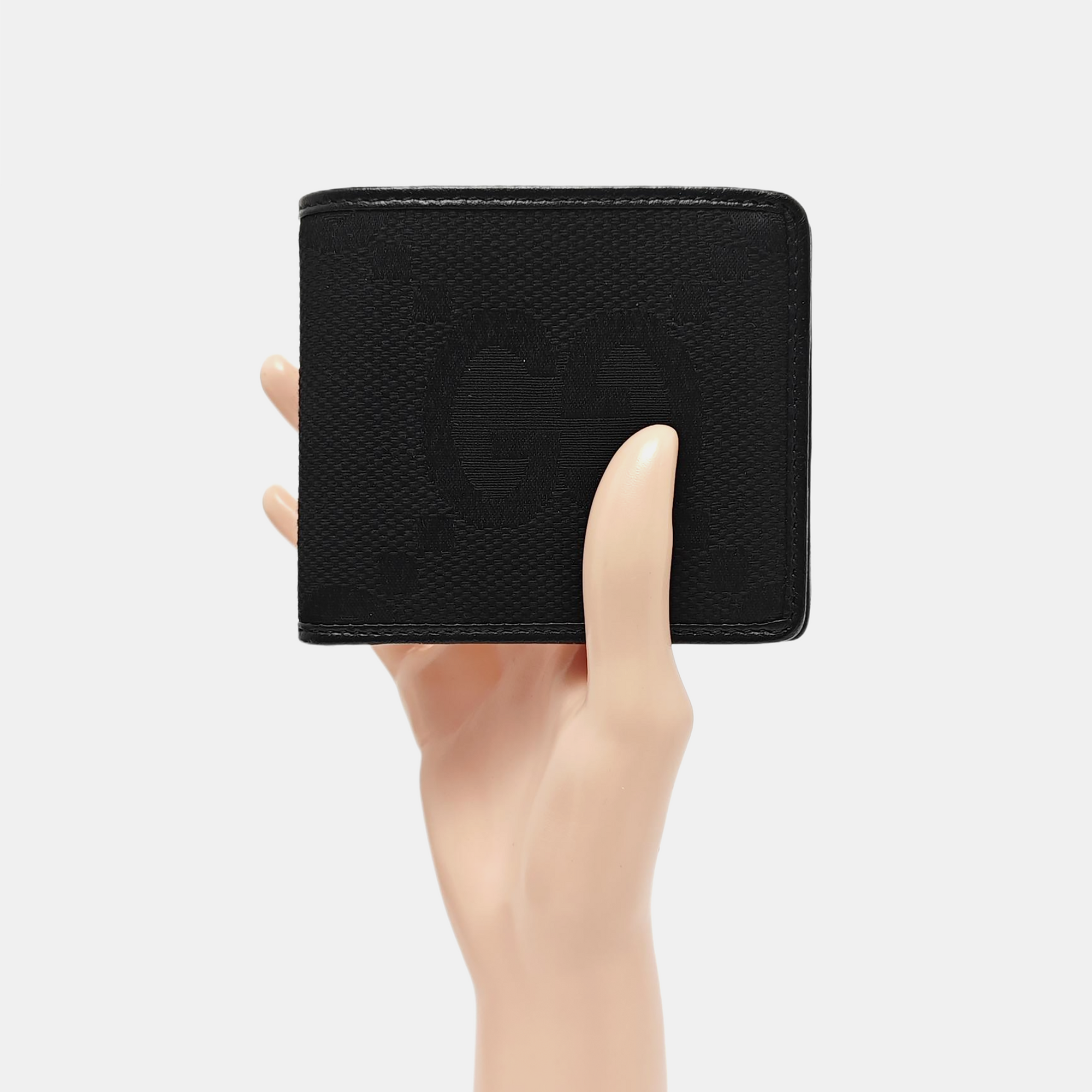 Monogram Calfskin Wallet Black
