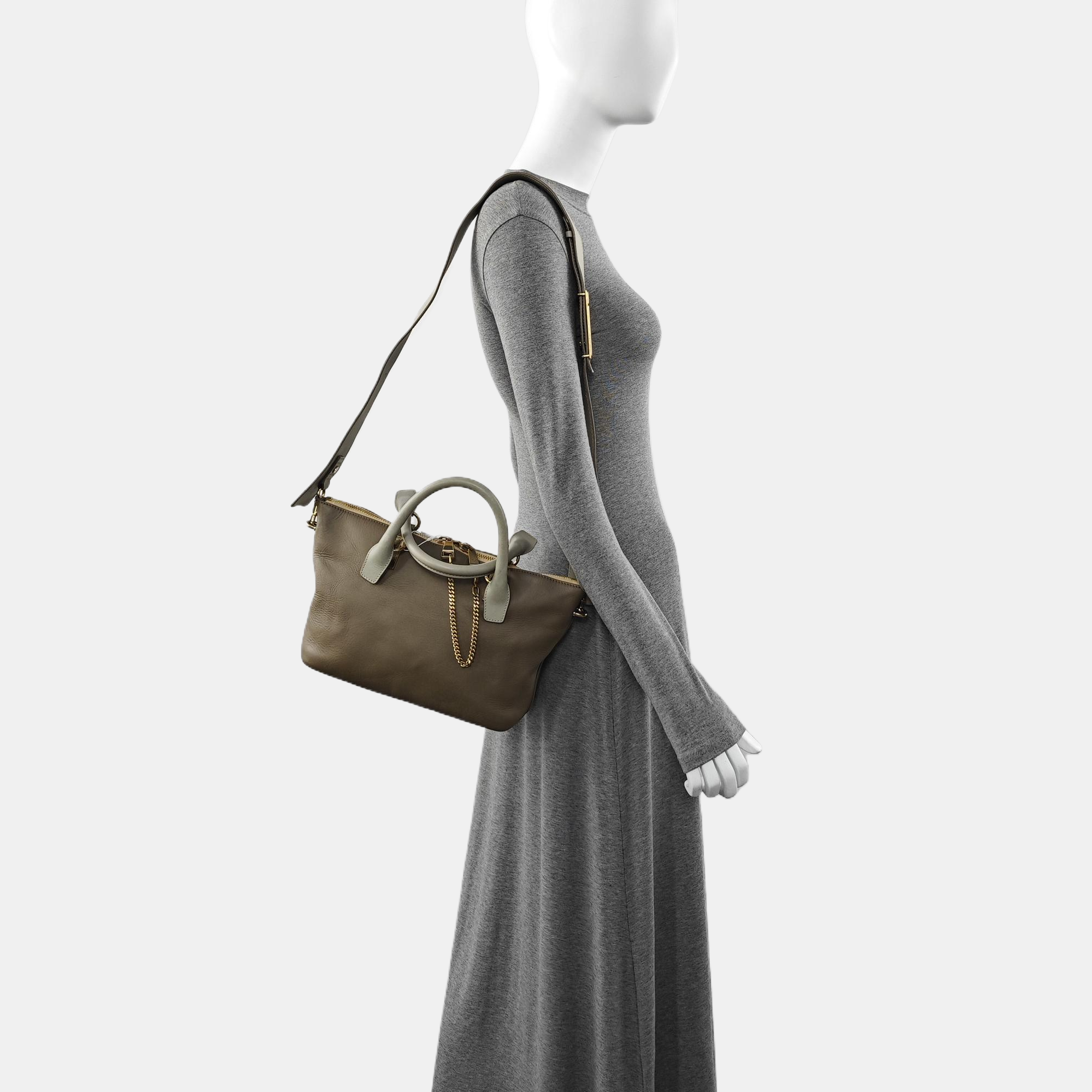 Calfskin Tote Bag Gray