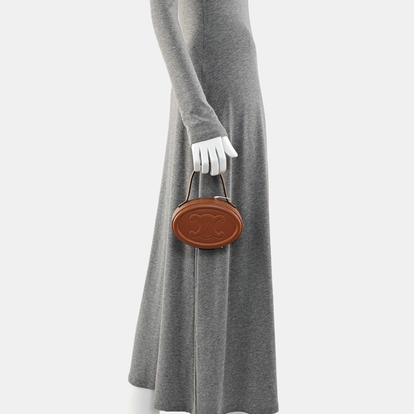 TRIOMPHE Mini Calfskin Brown