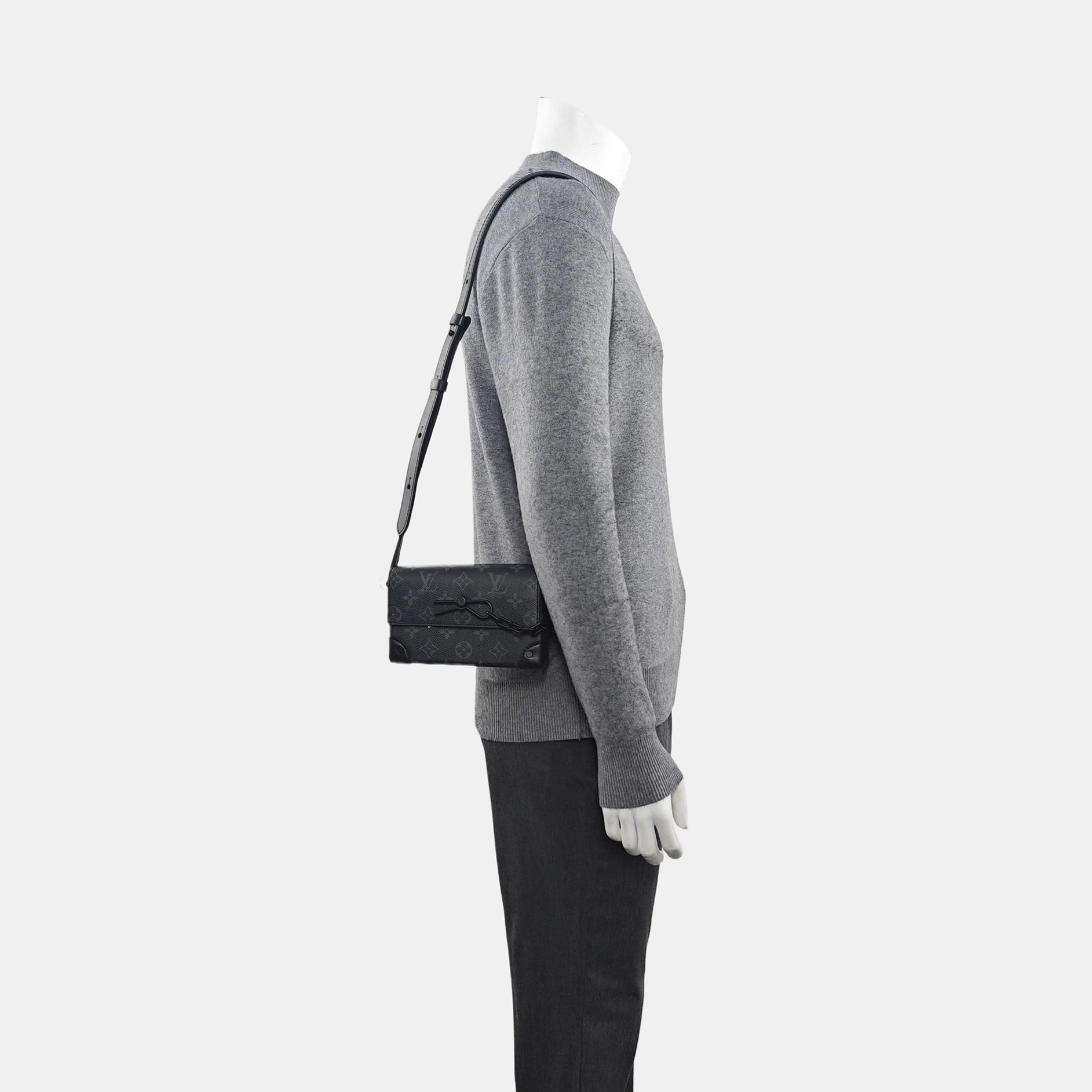 SOFT TRUNK Mini Monogram Calfskin Black