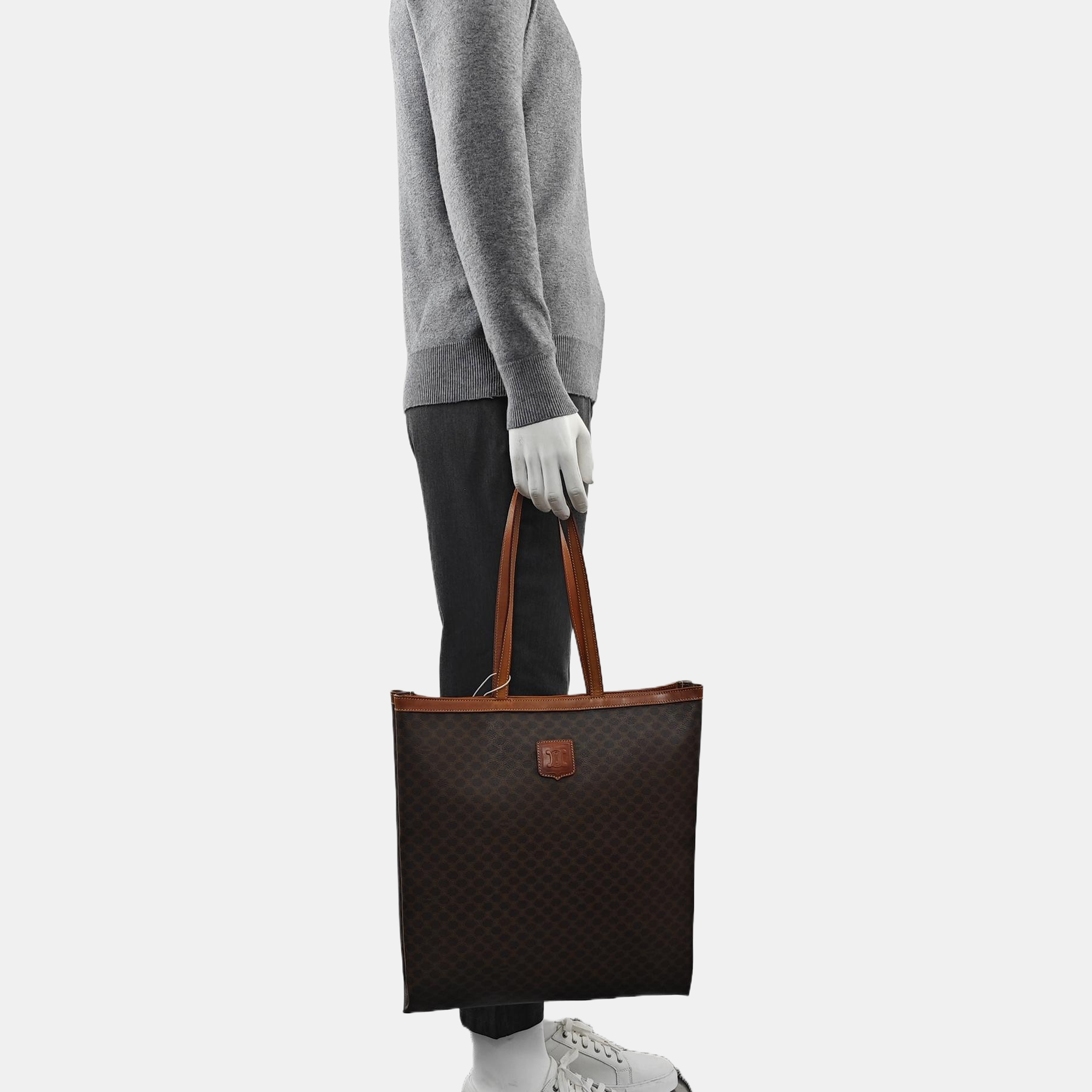 MACADAM TOTE Coated Canvas Brown
