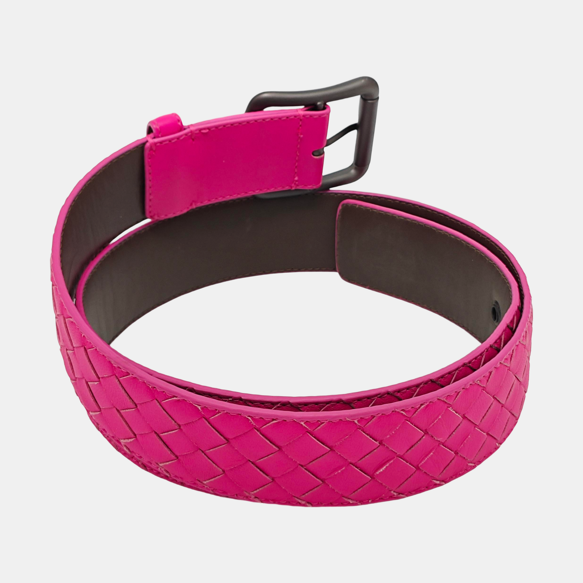 Leather Belt Red