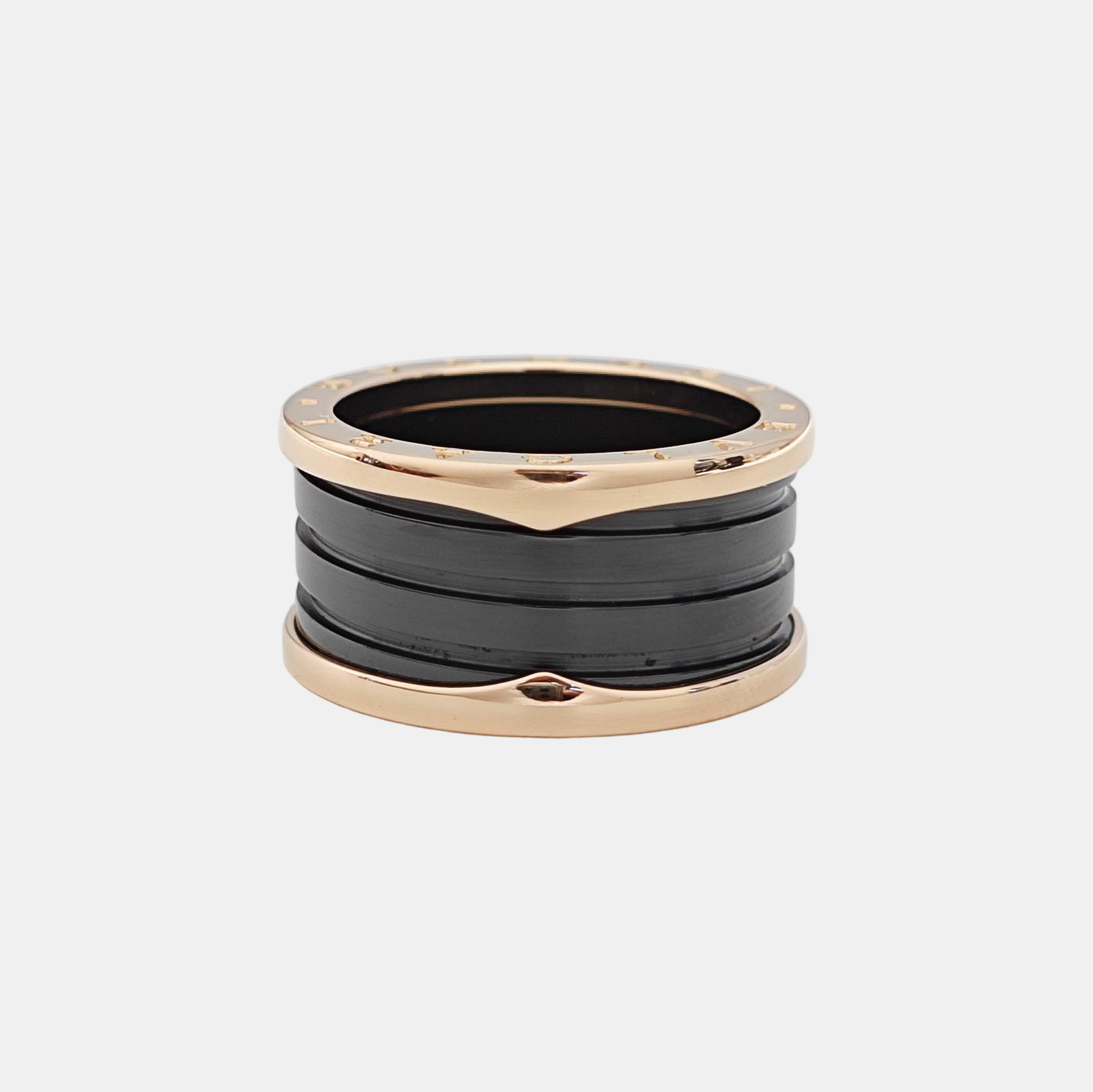 B.ZERO1 18k Rose Gold Ring EU 60