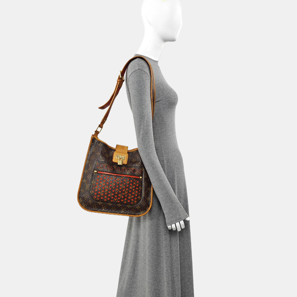 MUSETTE1 Monogram Coated Canvas Brown