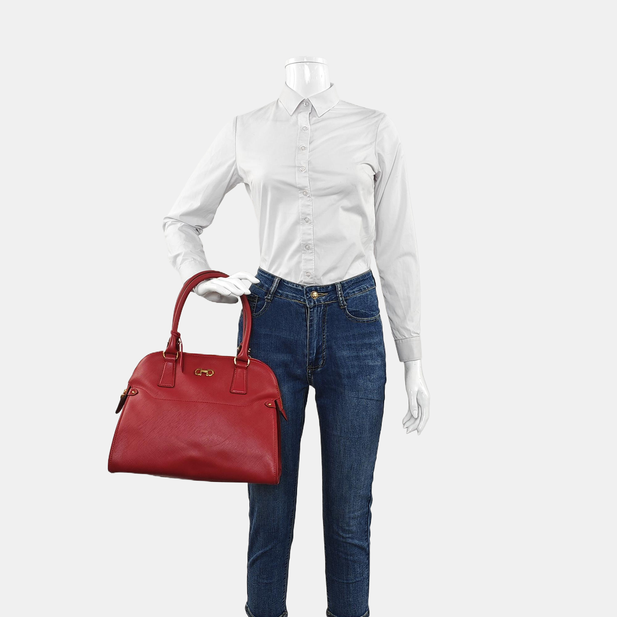 Darina Calfskin Red