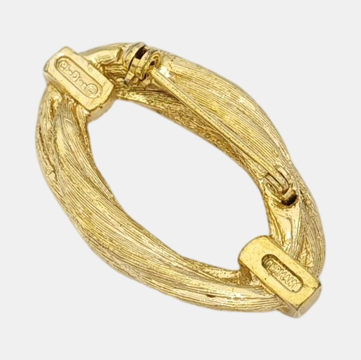 Metal Gold Brooch