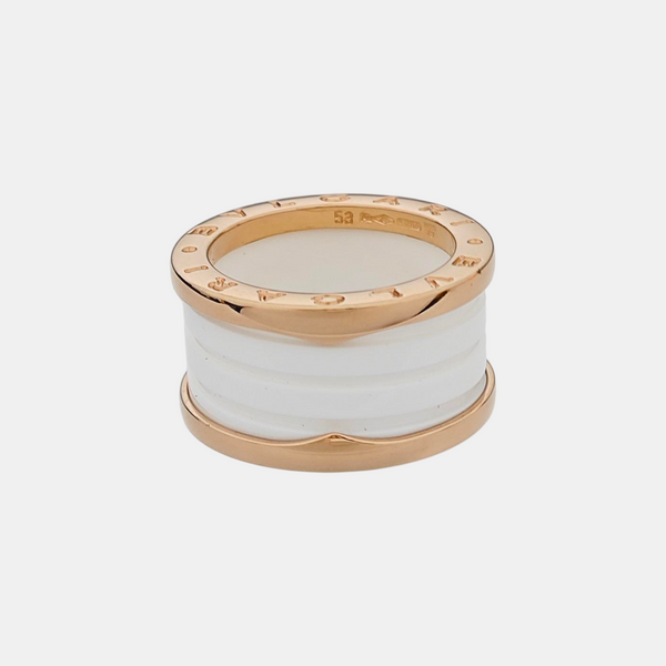 B.ZERO1 18k Rose Gold Ring EU 53