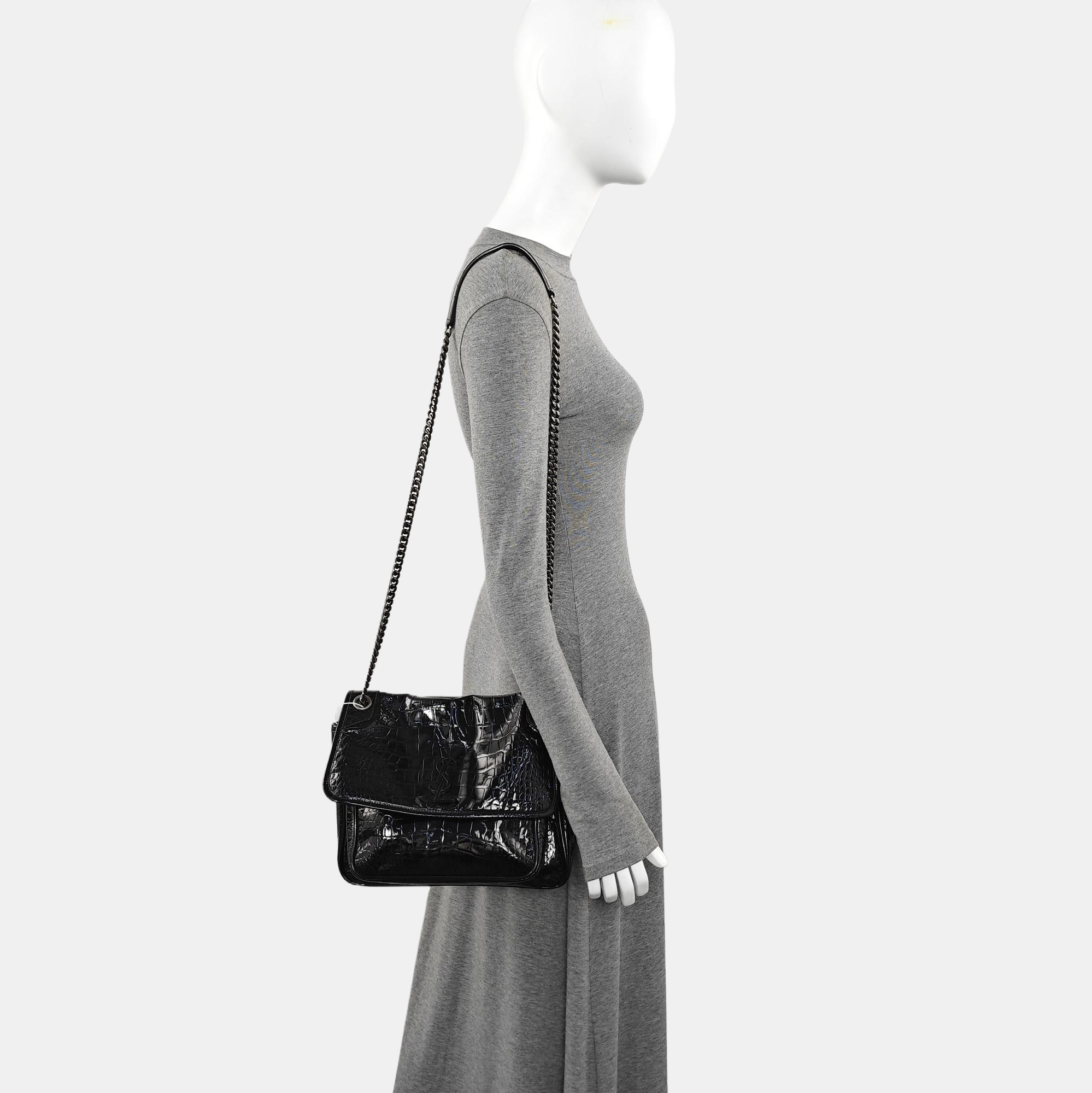 NIKI Medium Calfskin Black