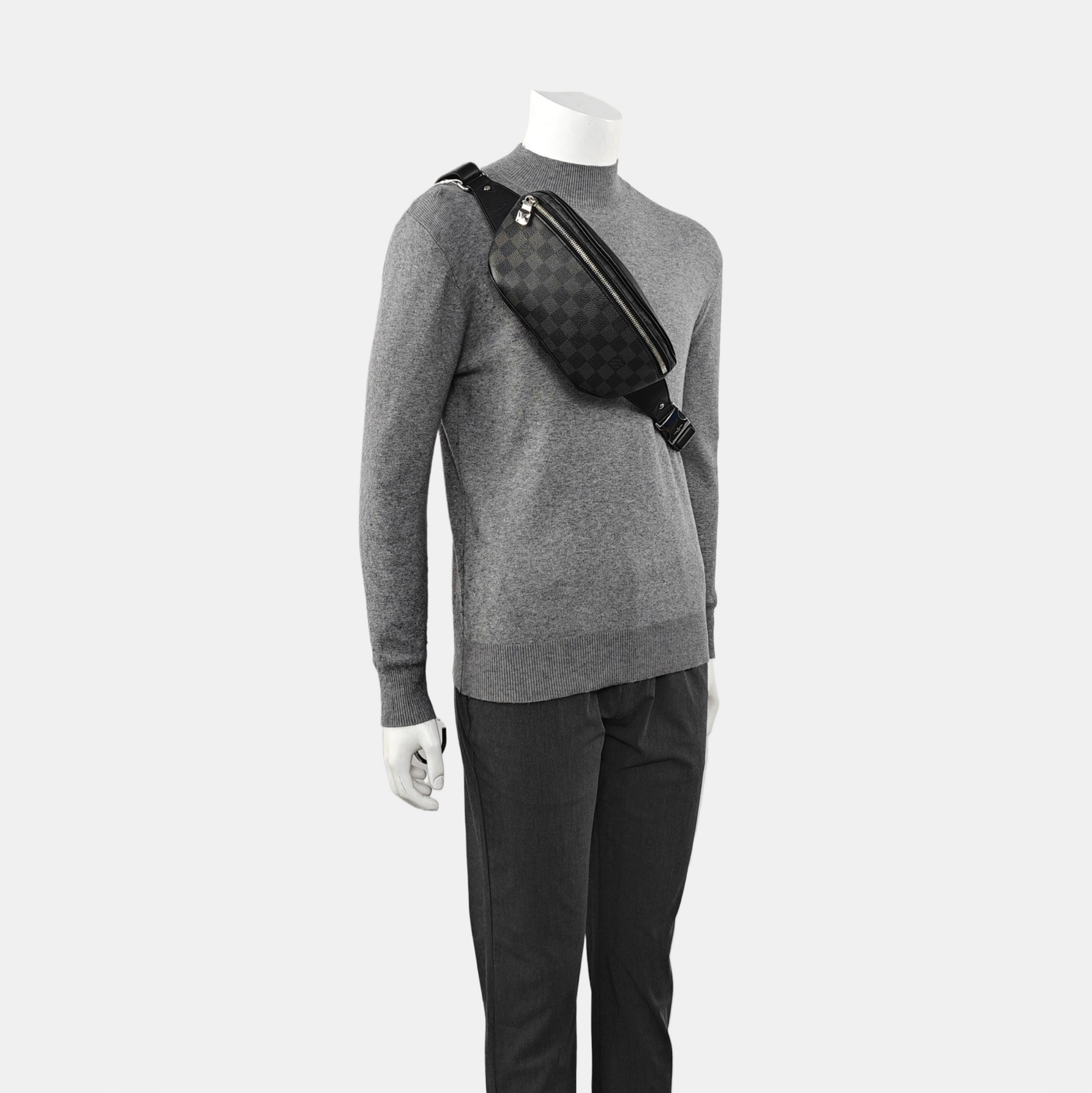 CAMPUS Damier Graphite Coated Canvas Gray
