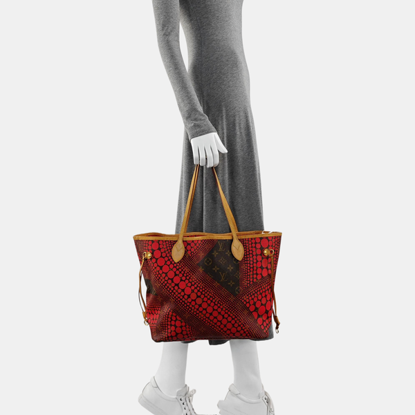 NEVERFULL MM Monogram Coated Canvas Brown