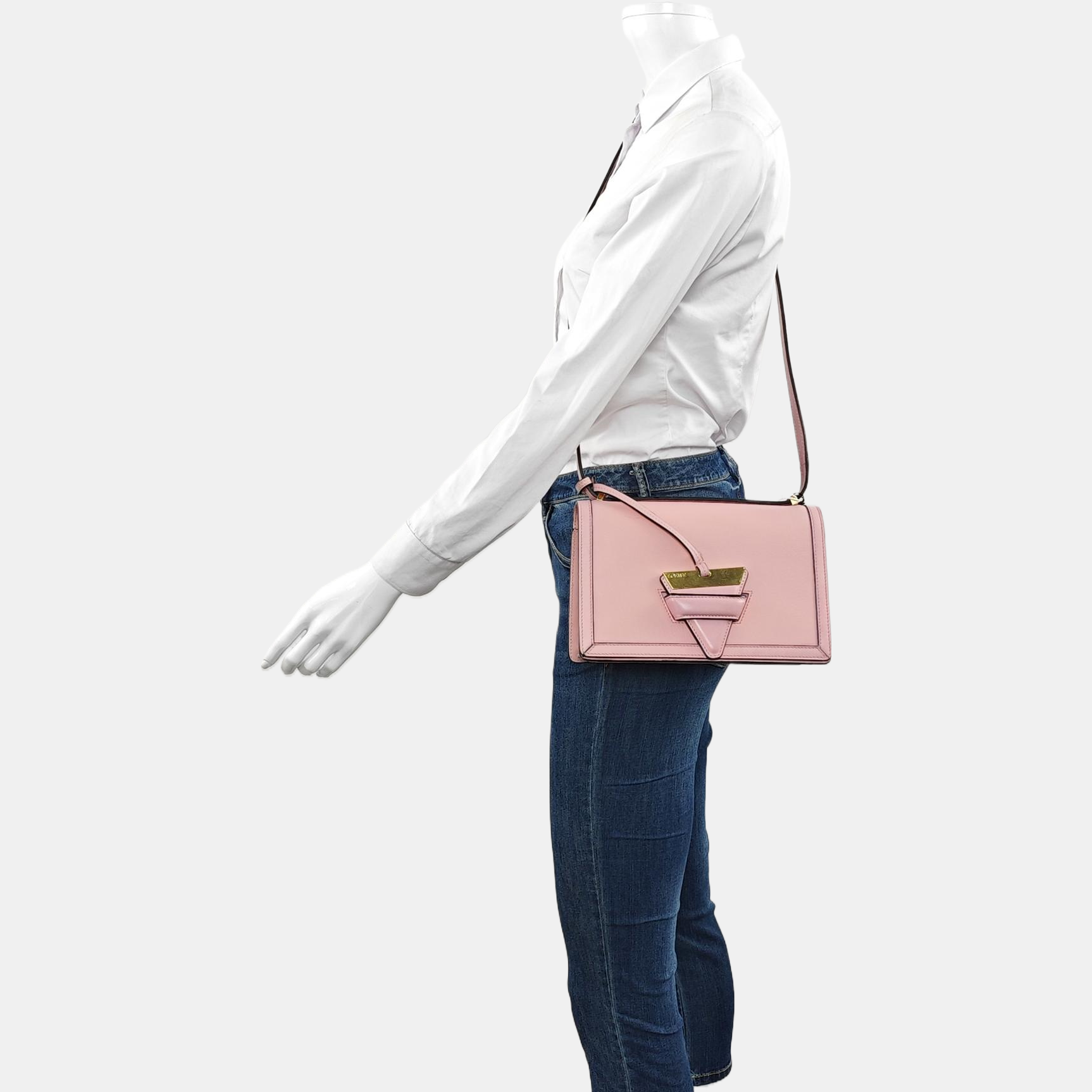 Authenticated pre-owned  Barcelona Medium Calfskin Pink - Crossbody Bag at Looply