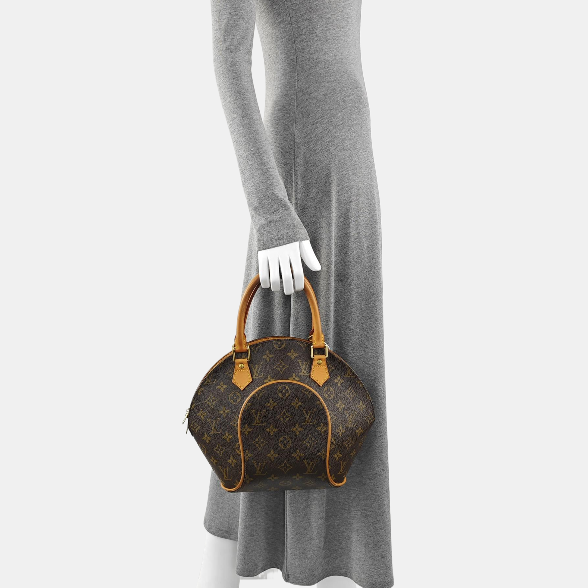 ELLIPSE Monogram Coated Canvas Brown