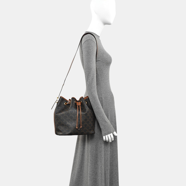 TRIOMPHE CANVAS Medium Coated Canvas Brown