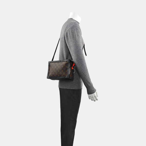 SOFT TRUNK Monogram Coated Canvas Brown
