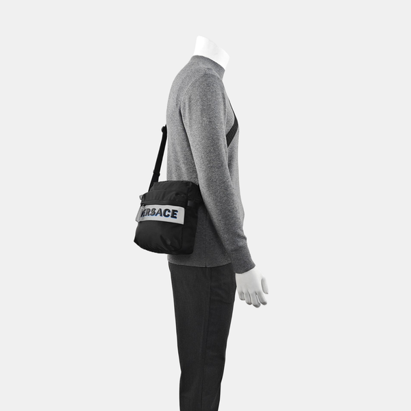 Nylon Shoulder Bag Small Black