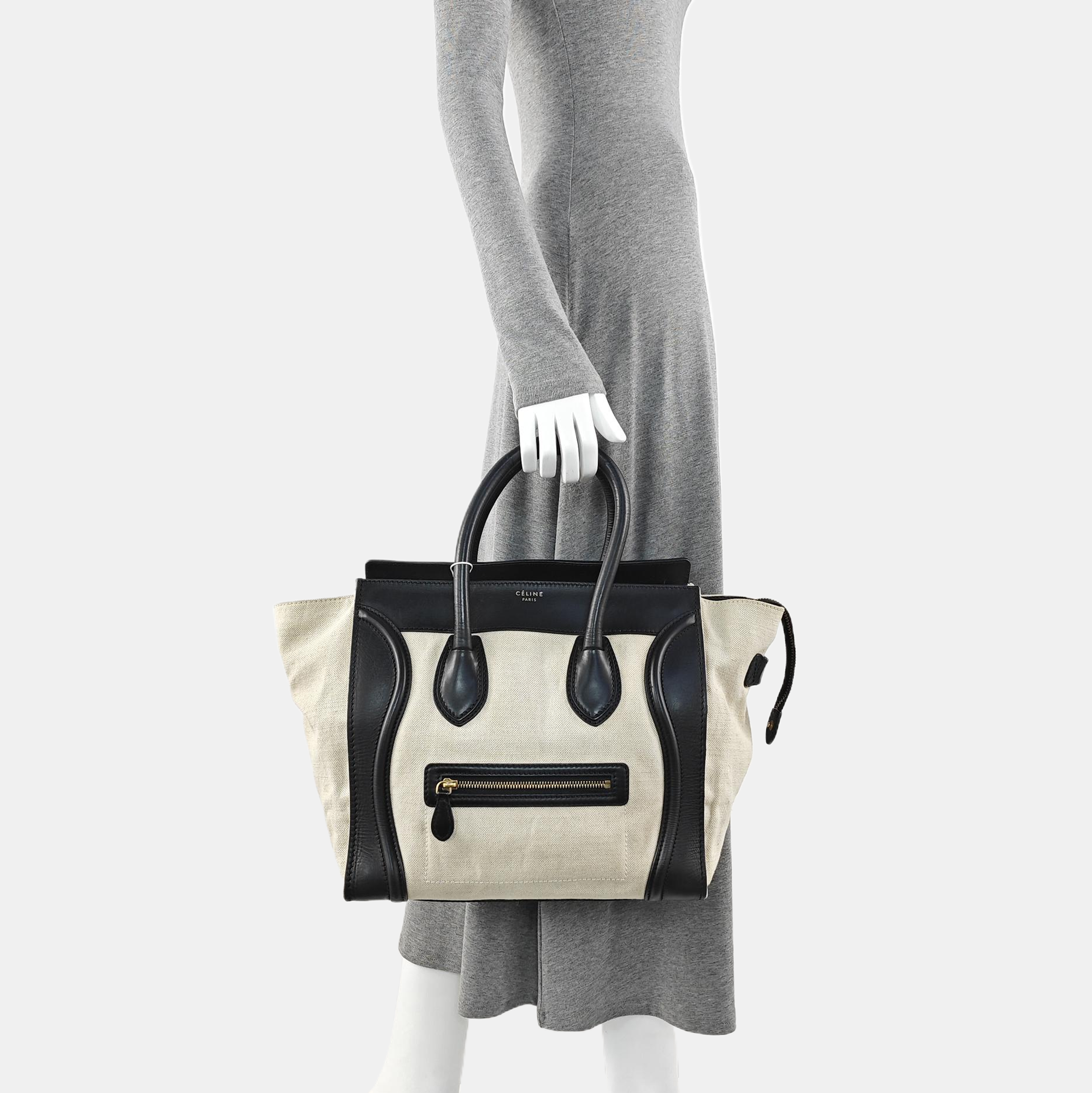 LUGGAGE Mini Canvas White