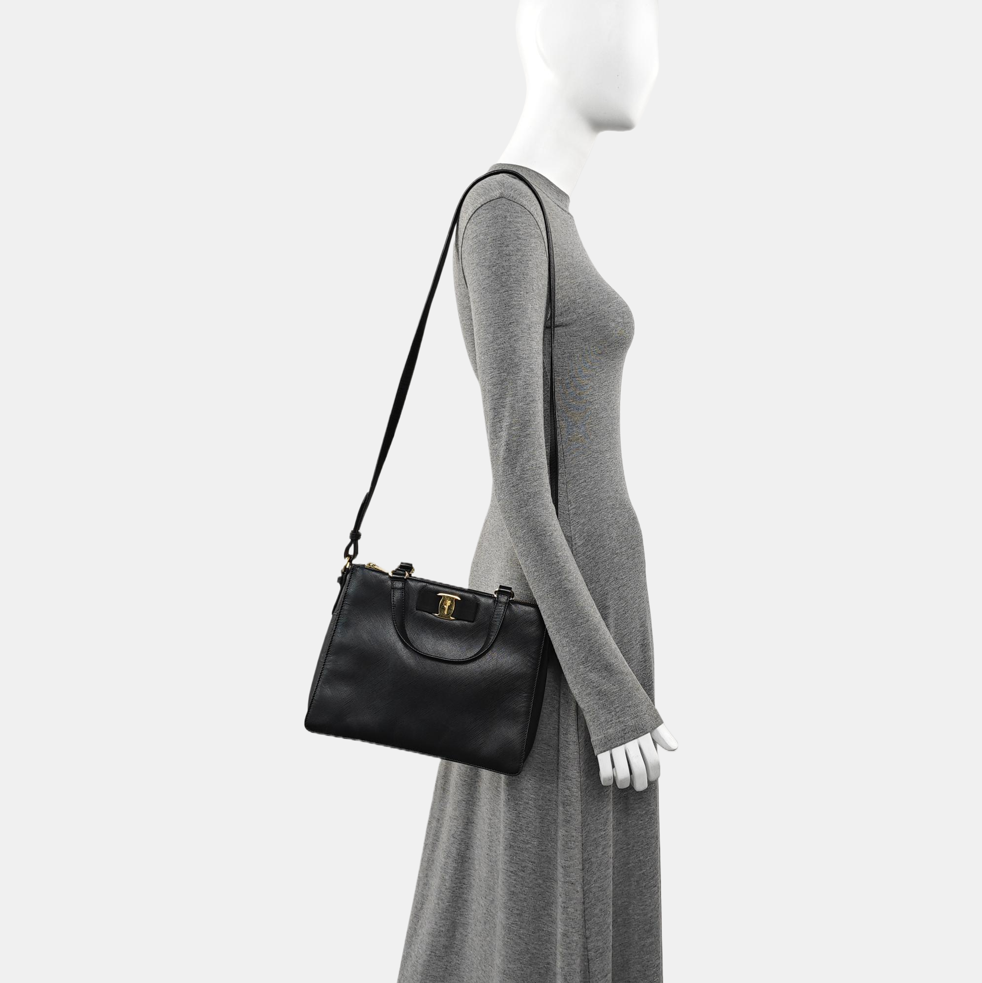 Ginny Calfskin Black