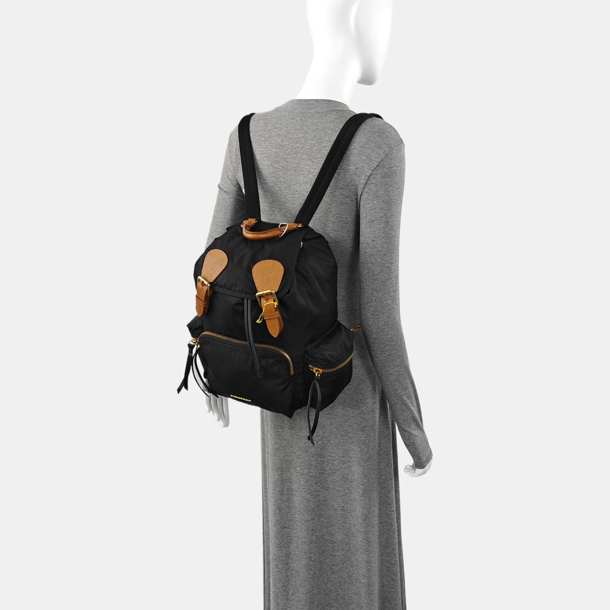 The Rucksack Nylon Black
