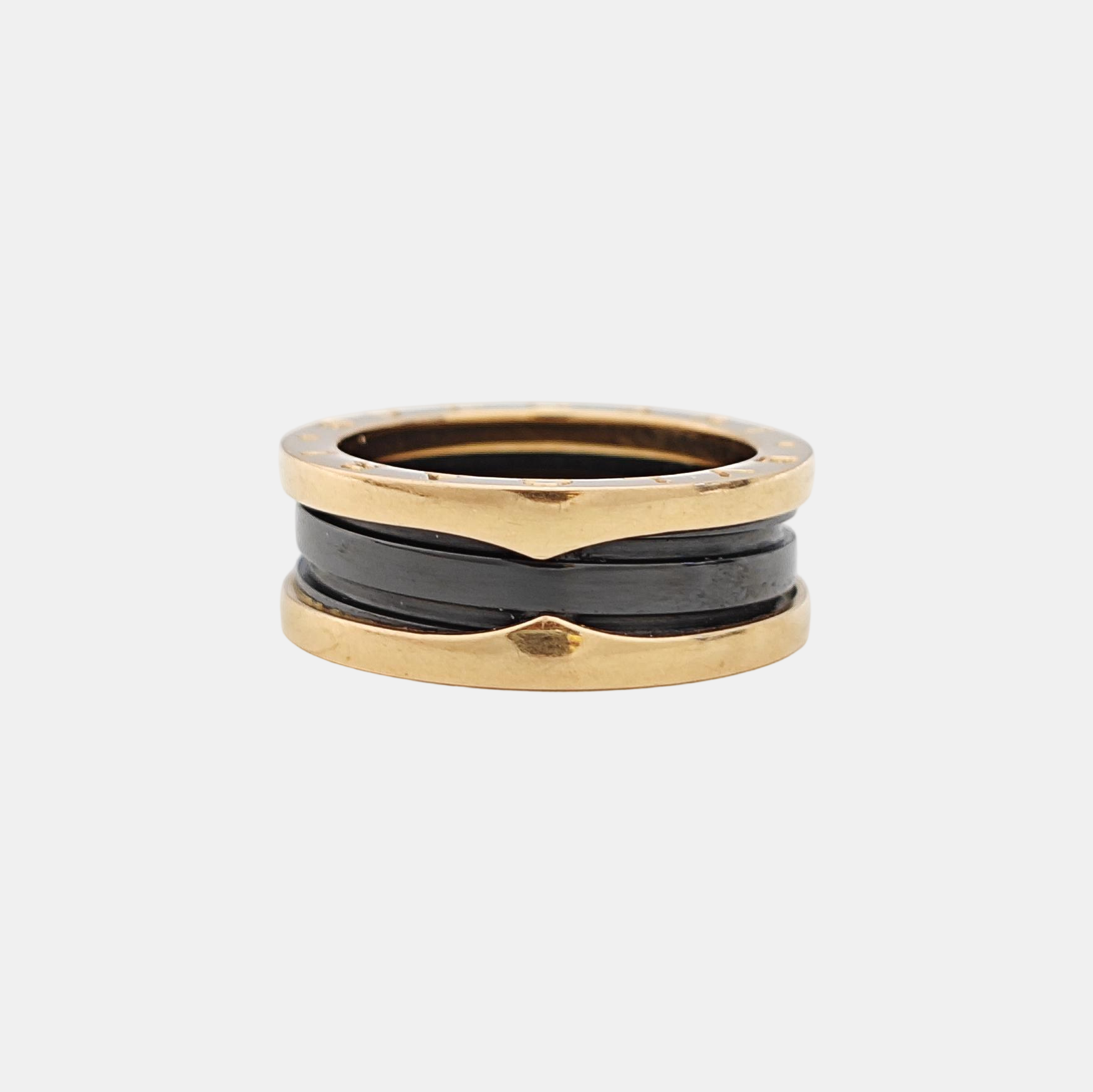 B.ZERO1 18k Rose Gold Ring EU 56