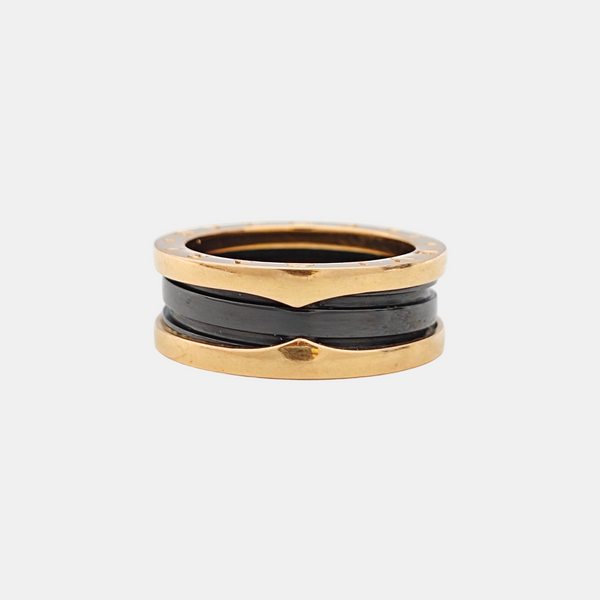 B.ZERO1 18k Rose Gold Ring EU 56