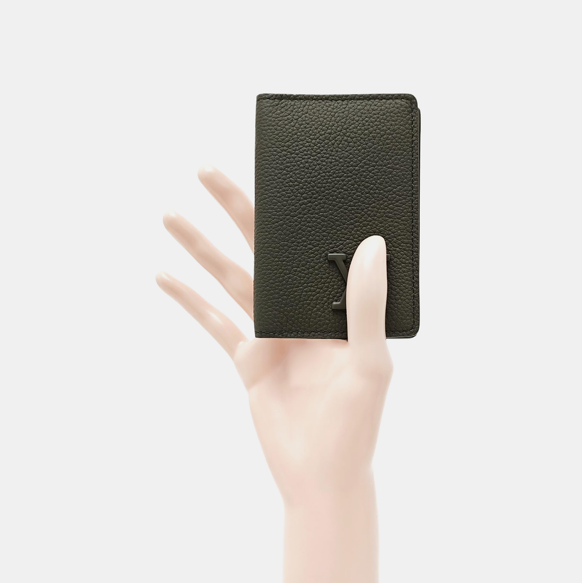 Calfskin Wallet Gray