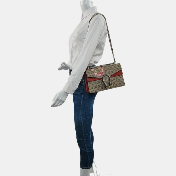 Authenticated pre-owned  Dionysus Small Monogram Coated Canvas Beige - Shoulder Bag at Looply