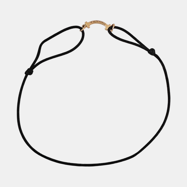 Tiffany T Fabric Black Bracelet