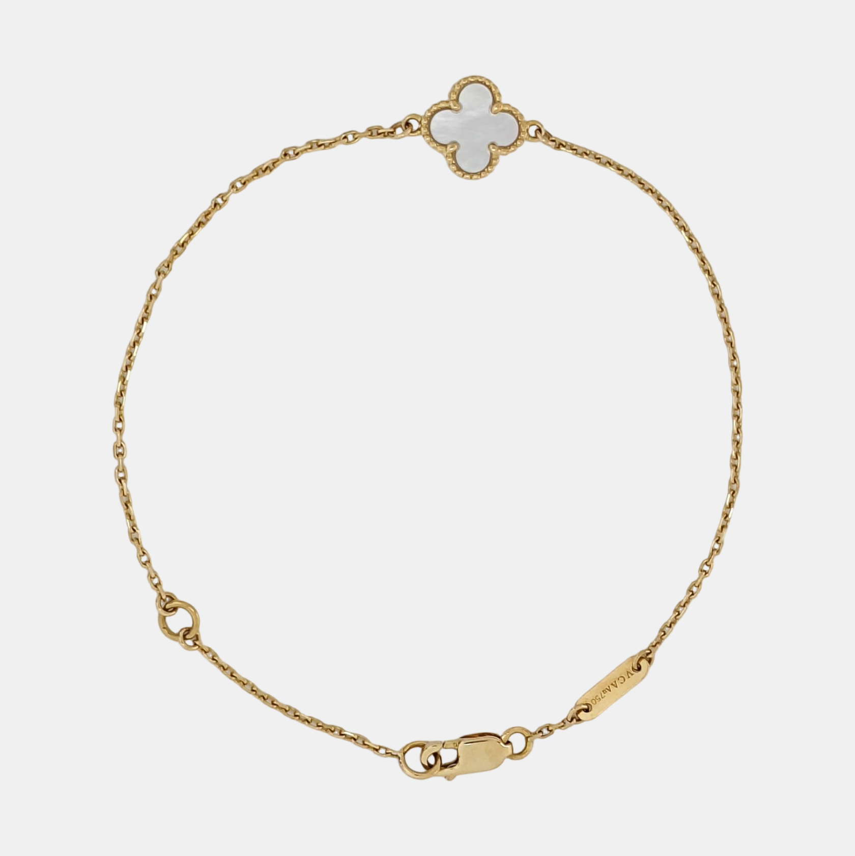 Sweet Alhambra 18k Gold Bracelet