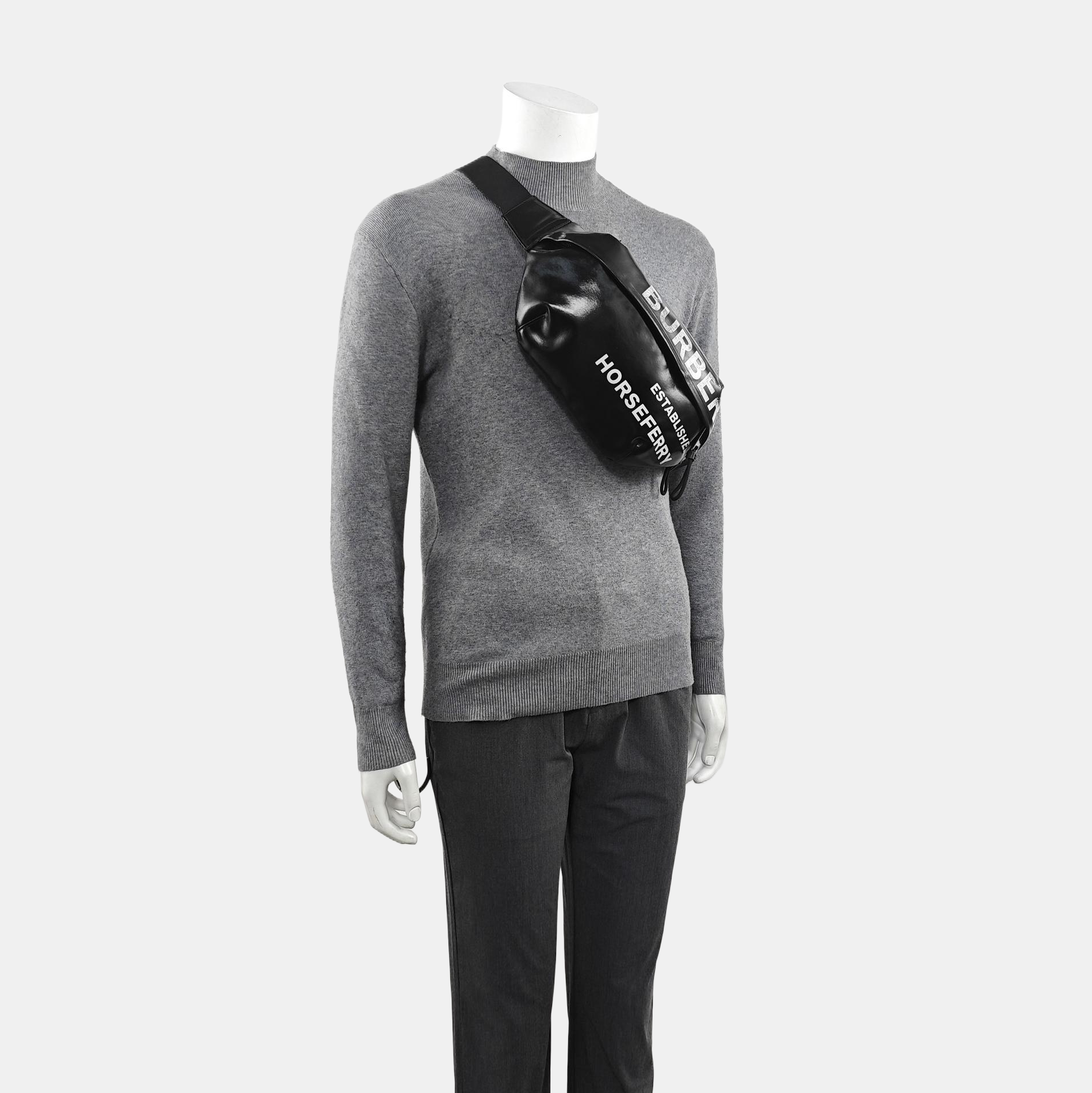 Horseferry Medium Coated Canvas Black