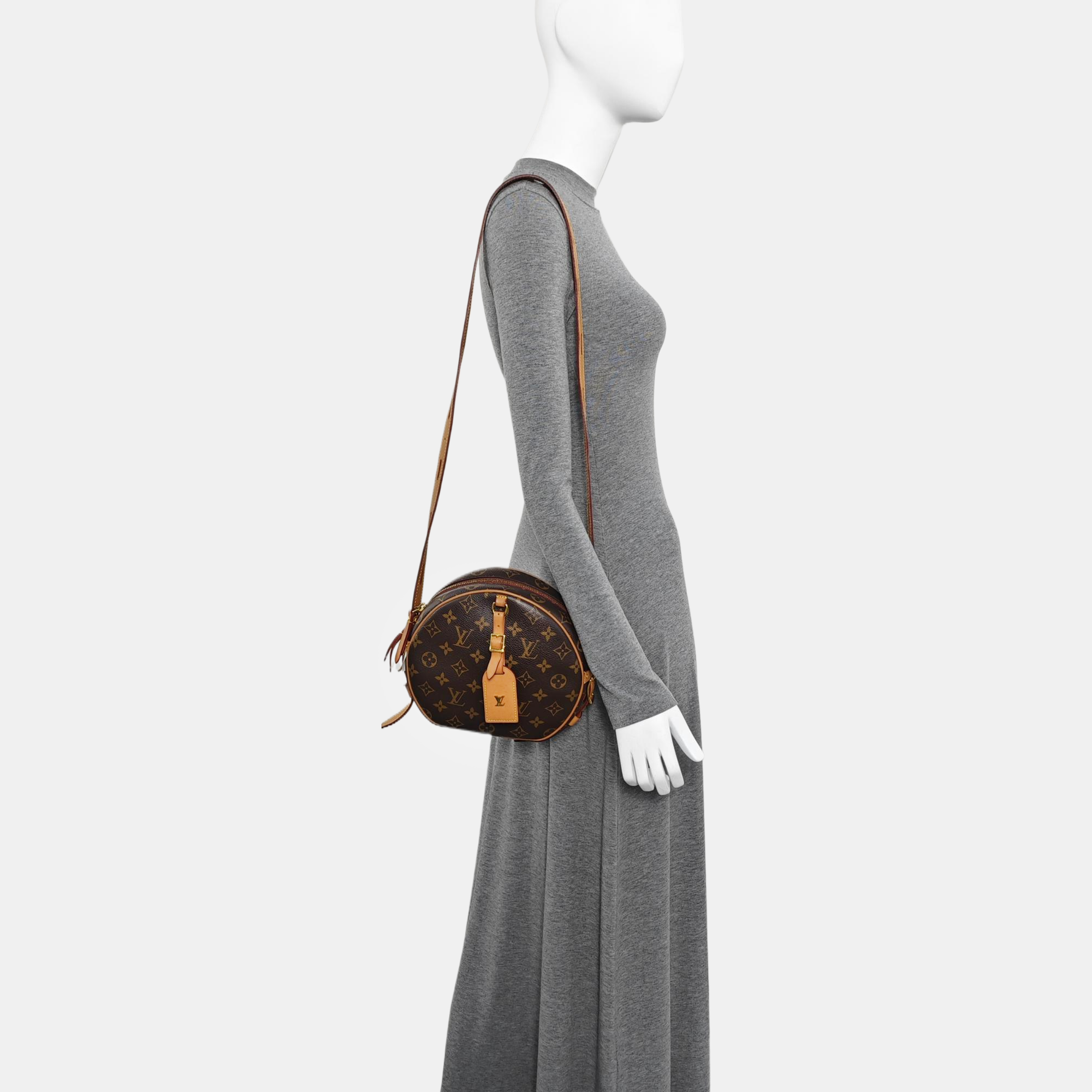 BOITE CHAPEAU MM Monogram Coated Canvas Brown