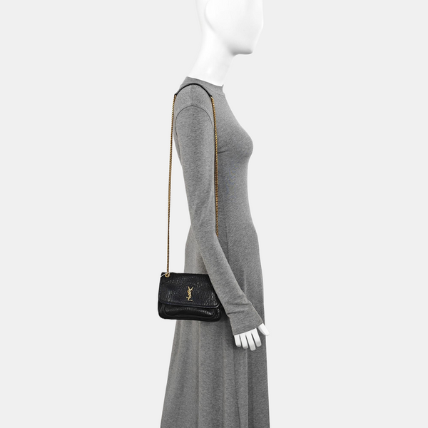 NIKI Mini Lambskin Black