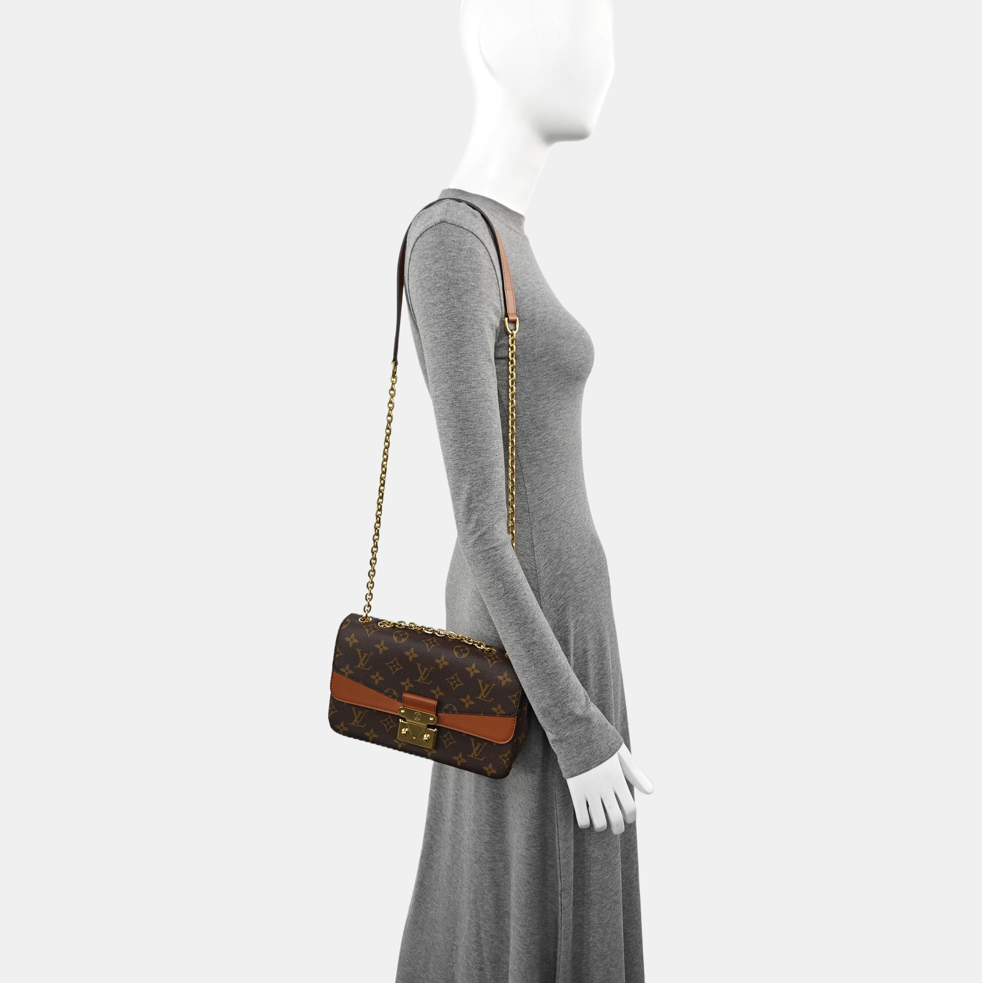 MARCEAU Monogram Coated Canvas Brown