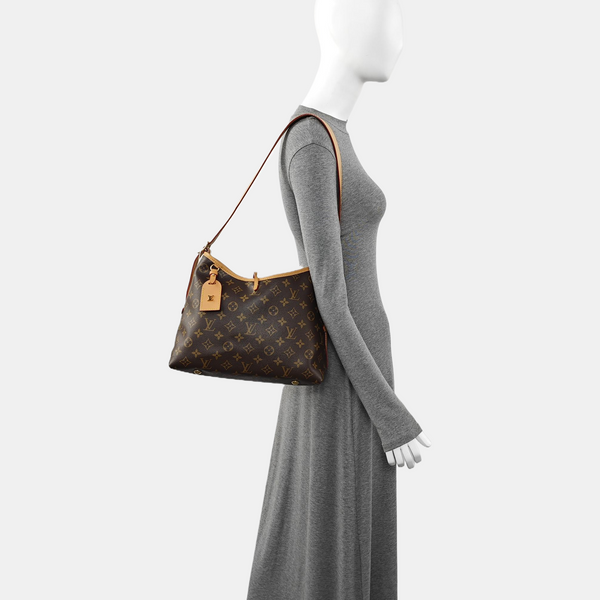 CARRYALL PM Monogram Coated Canvas Brown