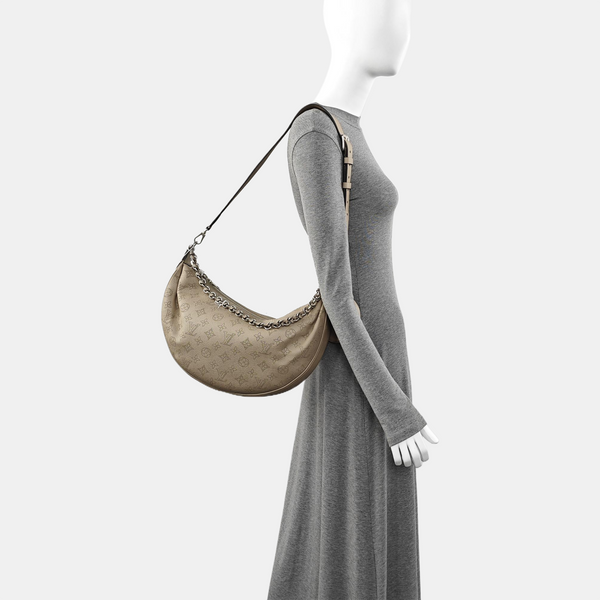BAIA PM Monogram Calfskin Gray