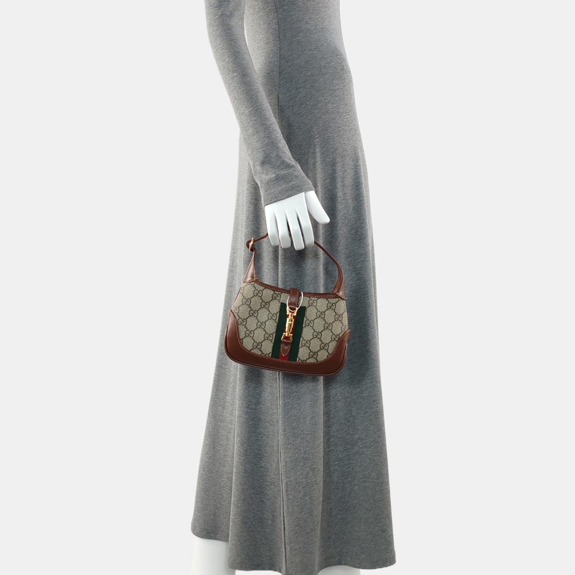 Jackie 1961 Lona Revestida Mini Monograma Beige