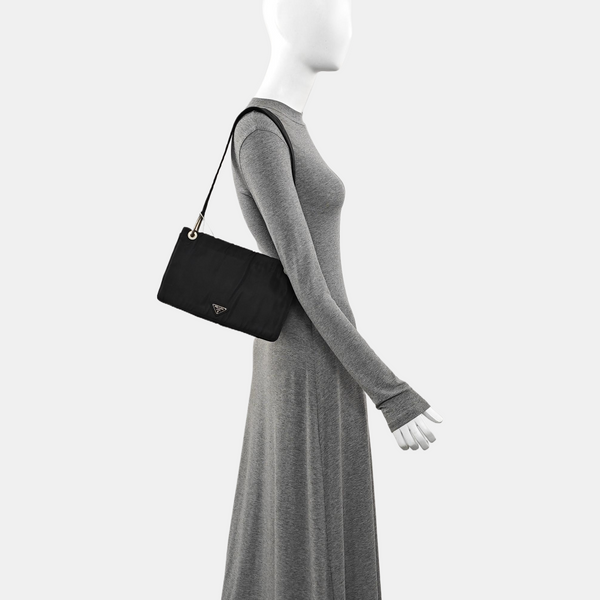 Nylon Tote Bag Black