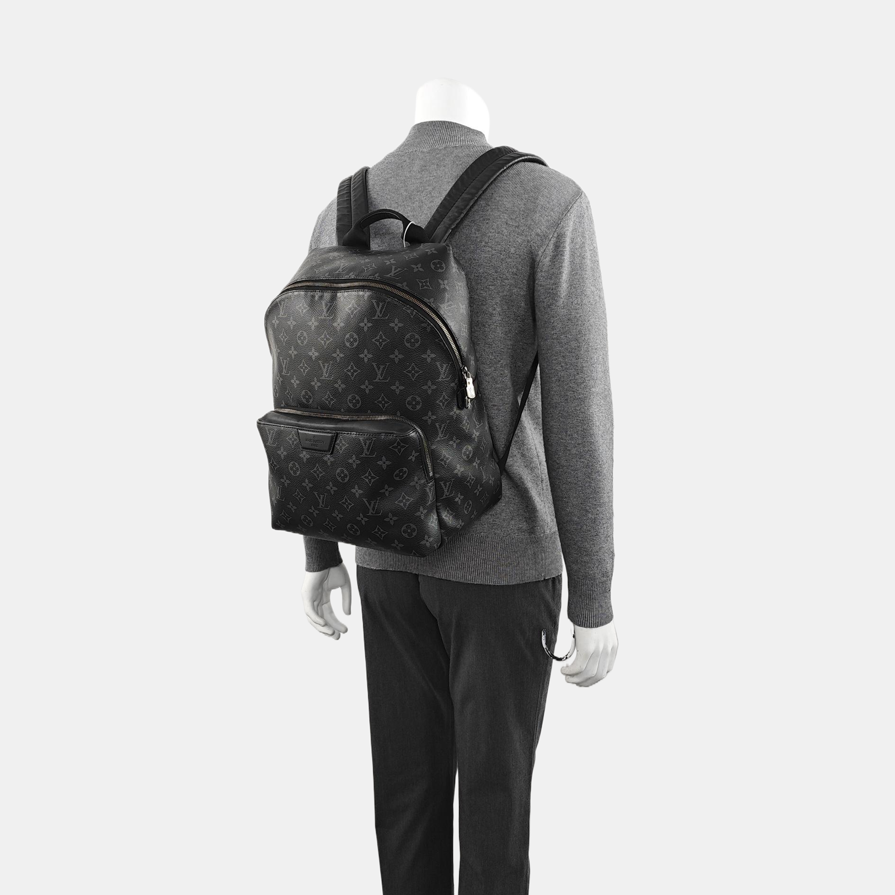 DISCOVERY Monogram Coated Canvas Gray