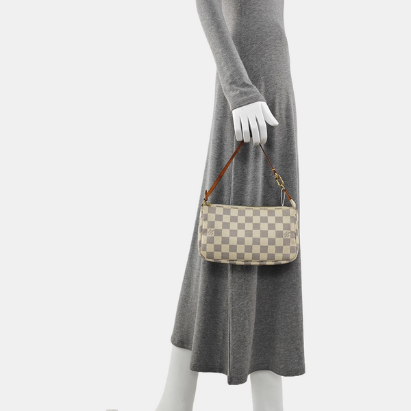 ACCESSOIRES GM Damier Azur Coated Canvas White