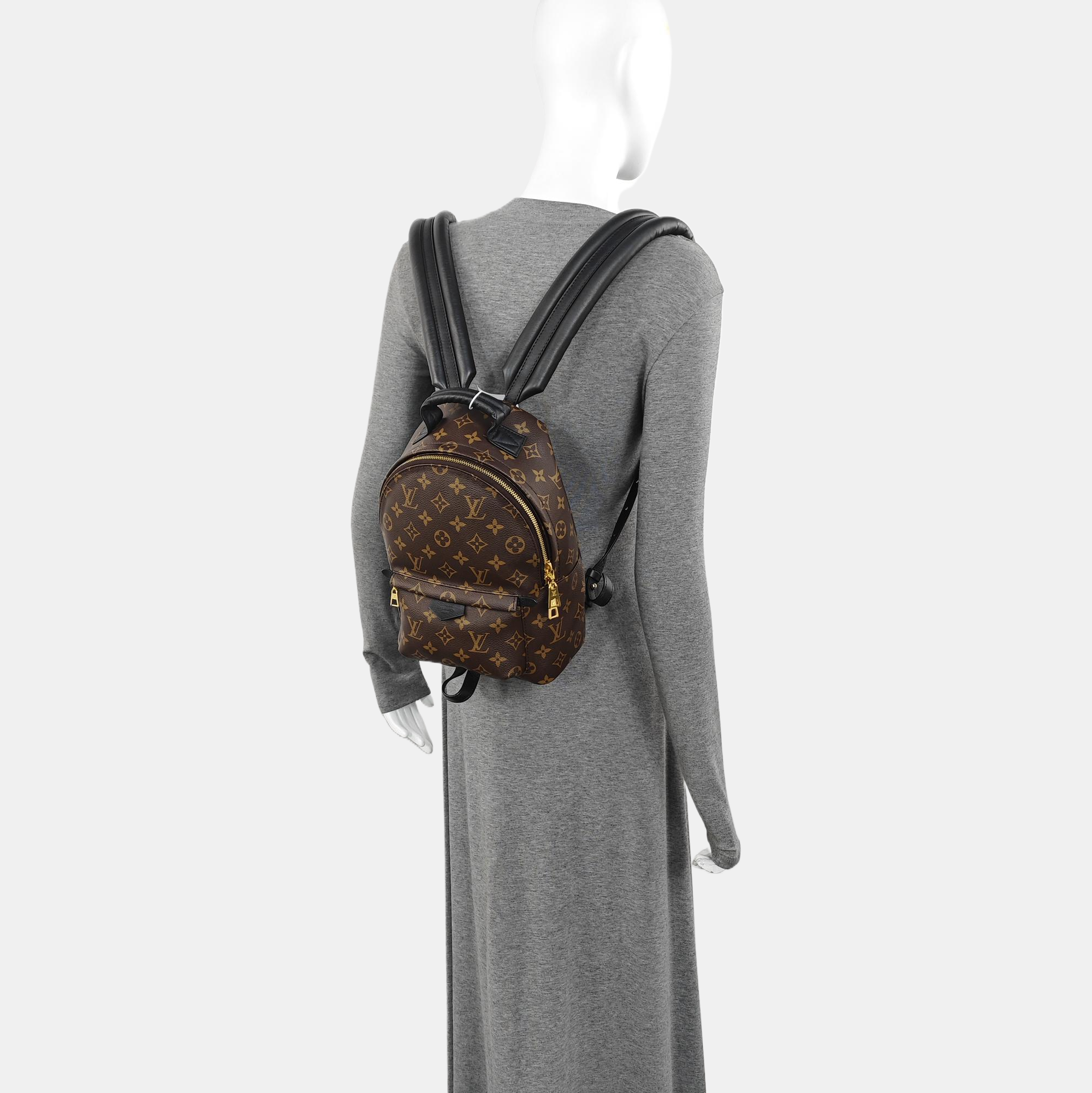 PALM SPRINGS PM Monogram Coated Canvas Brown