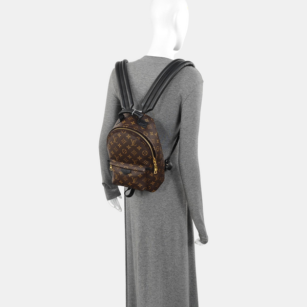 PALM SPRINGS PM Monogram Coated Canvas Brown