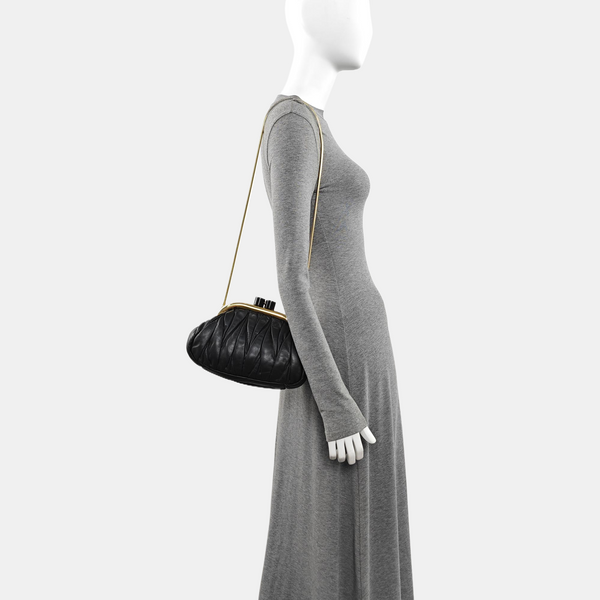 Miu Belle Lambskin Black