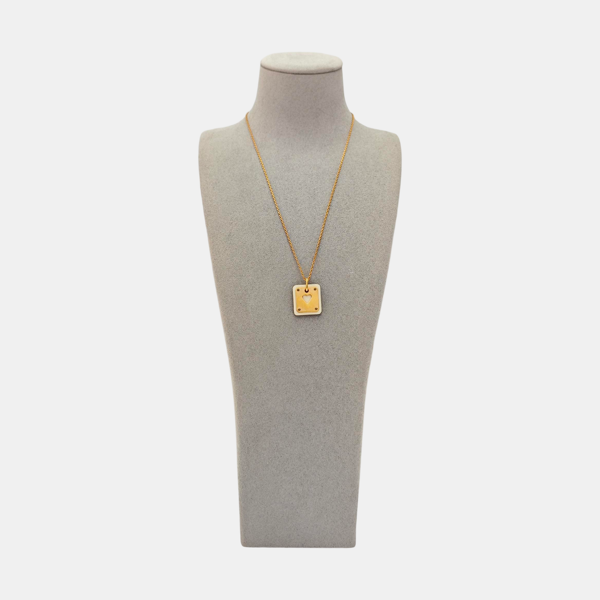 As De Coeur Metal Rose Gold Necklace