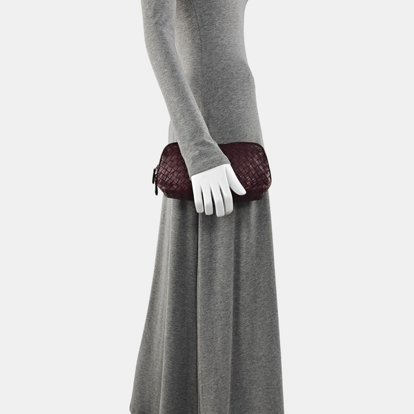 Lambskin Clutch Red