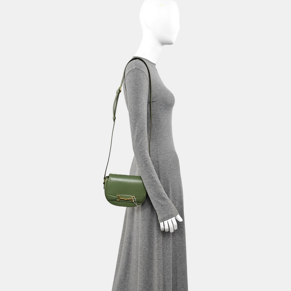 CRÉCY Small Calfskin Green