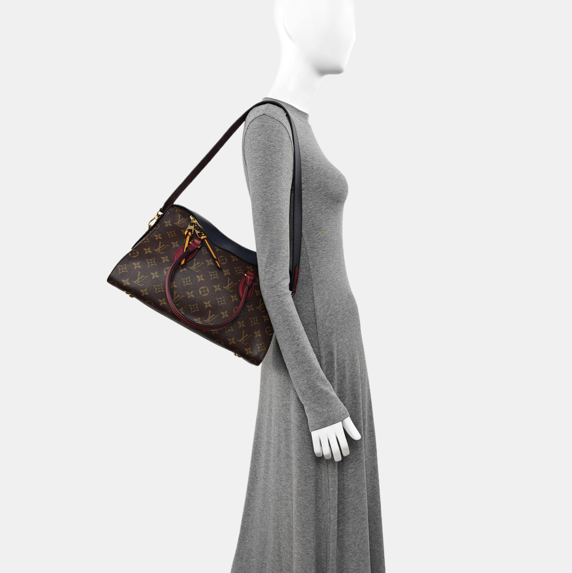 TUILERIES Monogram Coated Canvas Brown