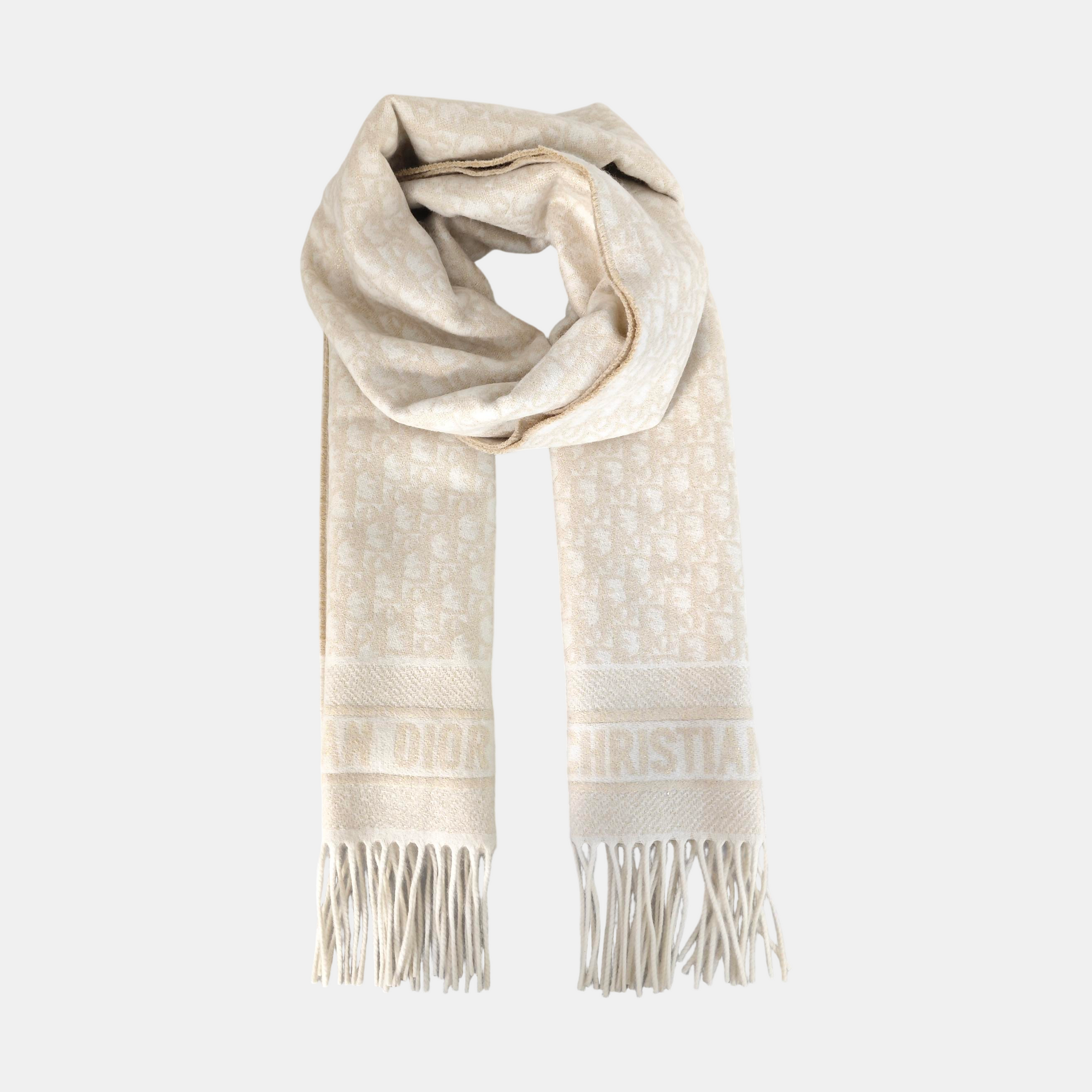 Cashmere Scarf White