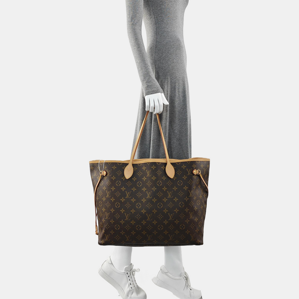 NEVERFULL GM Lona revestida Monogram Marrón