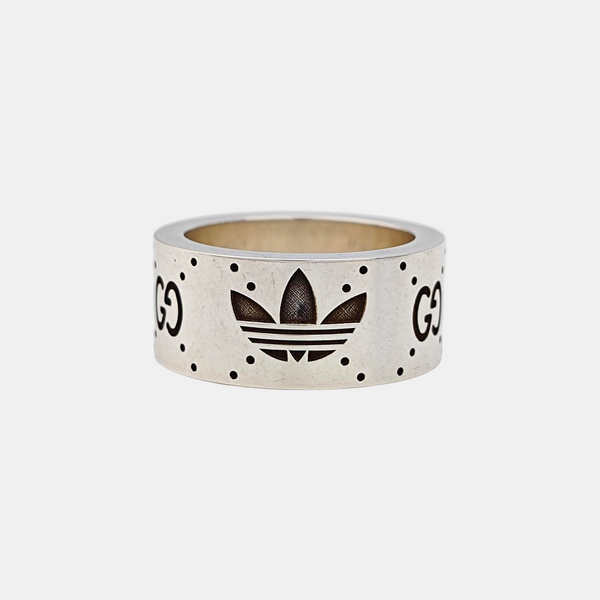 Adidas X Gucci 925 Sterling Silver Ring HK 12