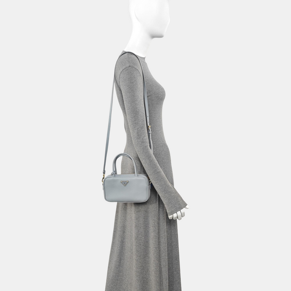Calfskin Shoulder Bag Blue